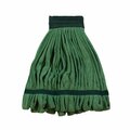 Impact Products Microfiber Tube Wet Mop X-Large Green Canvas Headband, 12PK LF0022